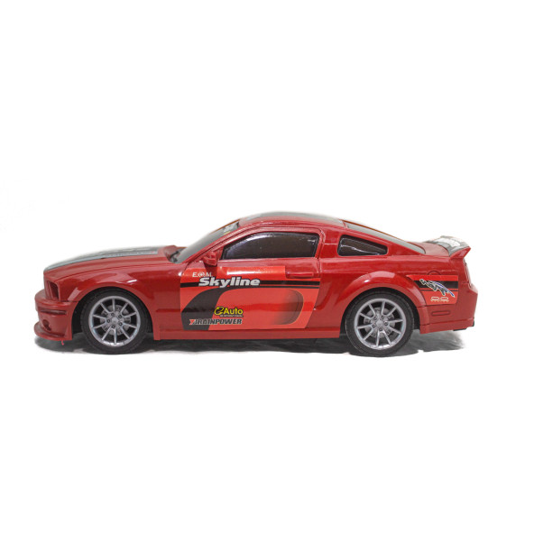 1/16 Ölçek Uzaktan Kumandalı Spor Araba Mustang Kırmızı - 3