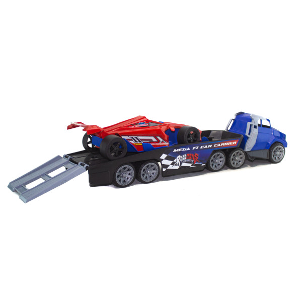 Oyuncak Taşıyıcı Tır F1 Arabası 55 Cm - 5