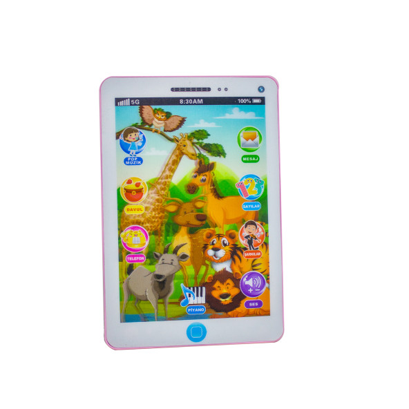 Oyuncak Tablet Eğitici Dokunmatik Hayvan Figürlü Tablet