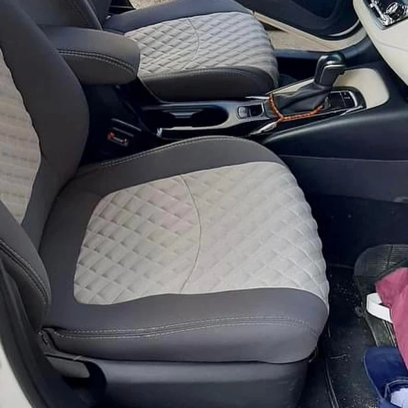 Toyota Corolla Hybrit Araca Özel Dikim Koltuk Kılıfı ürün görseli 1