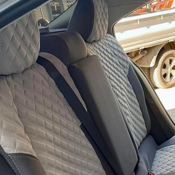 Toyota Corolla Hybrit Araca Özel Dikim Koltuk Kılıfı - Resim 9