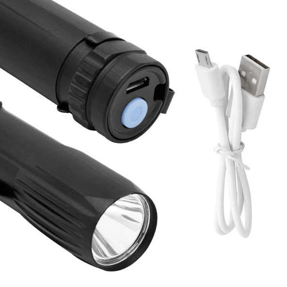 POWERMASTER MX-X8 300 METRE MENZİLLİ USB ŞARJLI EL FENERİ - 2