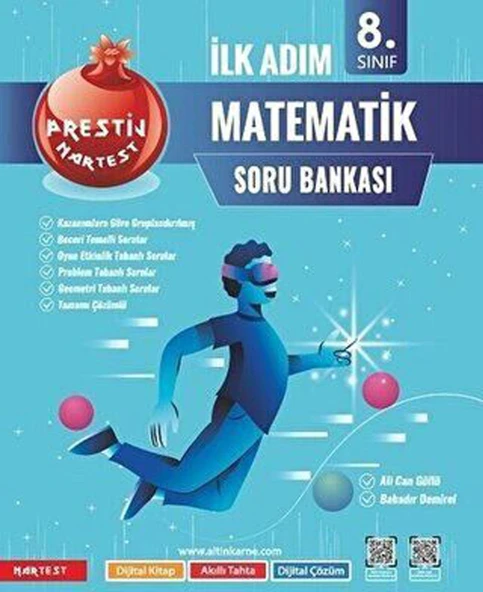 Nartest 8.Sınıf Prestij İlk Adım Matematik Soru Bankası