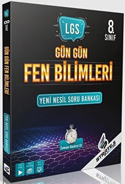 Strateji 8. Sınıf LGS Gün Gün Fen Bilimleri Yeni Nesil Soru Bankası