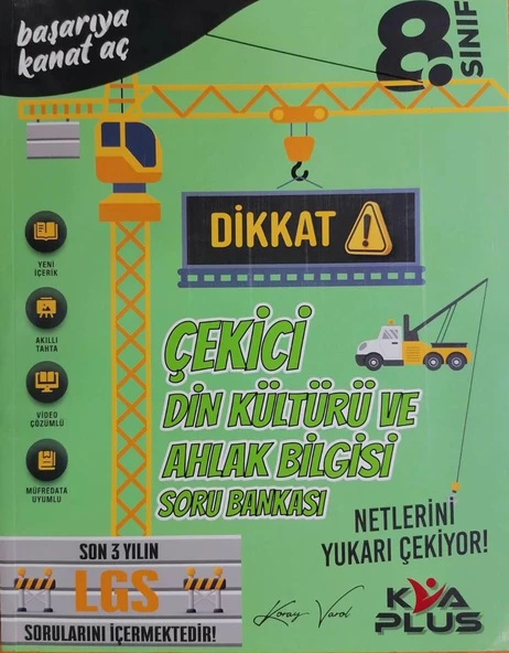 KVA 8.Sınıf Din Kültürü Ve Ahlak Bilgisi Dikkat Çekici Soru Bankası
