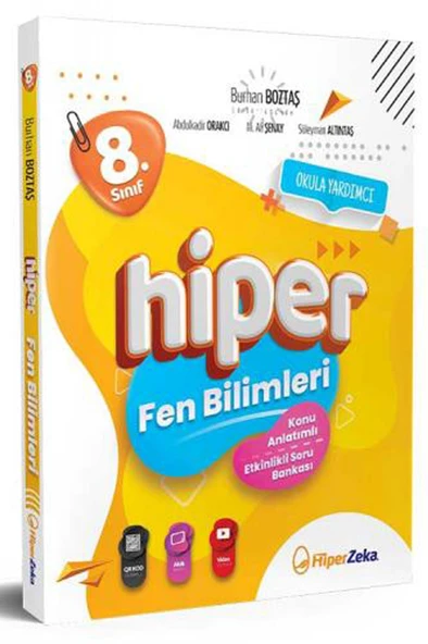 Hiper Zeka 8. Sınıf Hiper Fen Bilimleri Konu Anlatımlı & Etkinlikli Soru Bankası