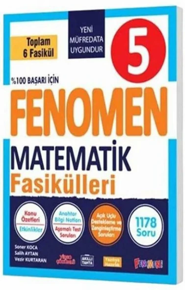 Fenomen 5 Matematik Fasikül Seti (1-2-3-4-5-6. Sayılar)
