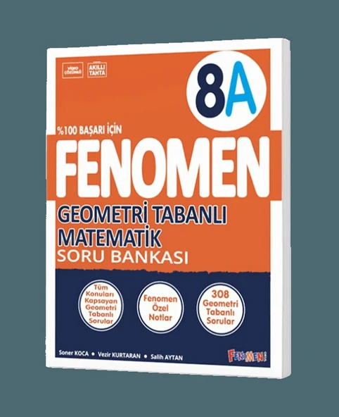 Fenomen 8. Sınıf LGS Geometri Tabanlı Matematik A Soru Bankası
