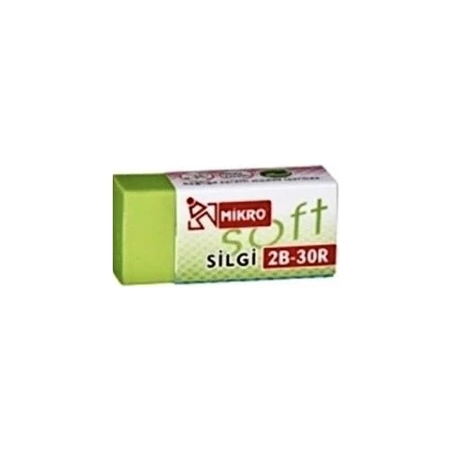 Mikro Soft Pastel Renk Silgi 2B - 1