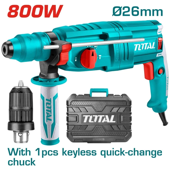 Total Elektrikli Kırıcı Delici Matkap - TH308268-2 - 2