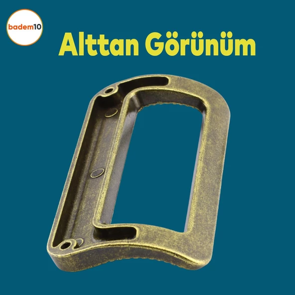 Bergen Metal Eskitme Antik Sarı (96 mm-9.6 cm) Mobilya Mutfak Çekmece Dolap Kulpu Kulbu Kulpları - Resim 4