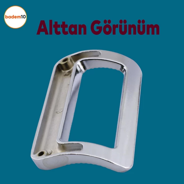 Desenli Bergen Mobilya Mutfak Dolabı Çekmece Dolap Kulpu Kulbu Metal Kulpları Krom (96 MM-9.6 CM) - Resim 4