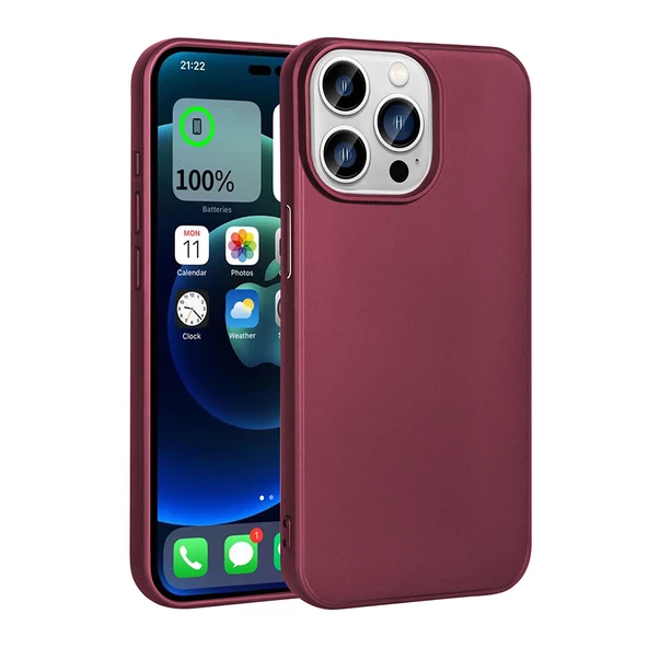 Vendas Apple iPhone 15 Pro Max Kılıf Zore Premier Silikon Kapak - 6
