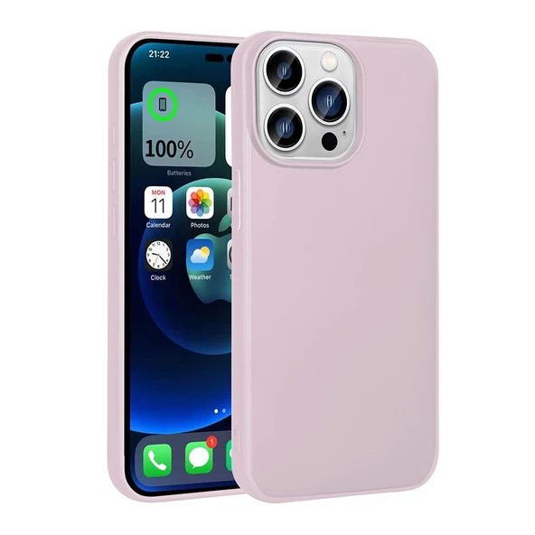Vendas Apple iPhone 15 Pro Kılıf Zore Premier Silikon Kapak - 2