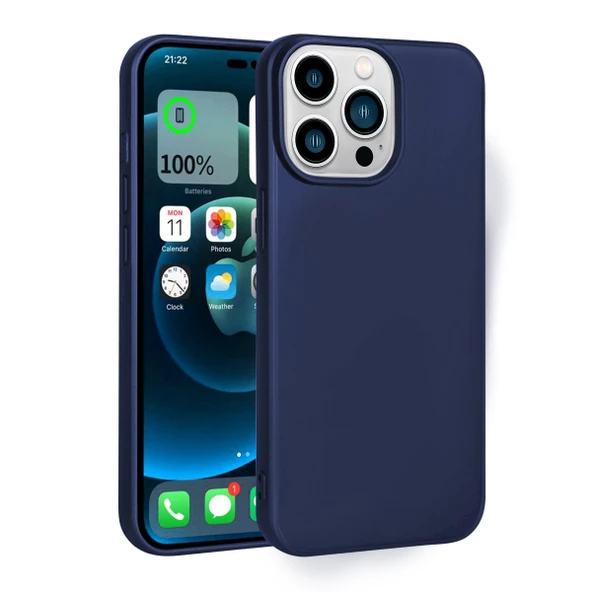 Vendas Apple iPhone 14 Pro Max Kılıf Zore Premier Silikon Kapak - 6