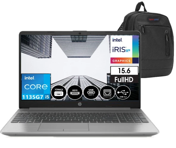 HP 250 G8 İntel Core i5-1135G7 32gb 2tb Ssd 15.6" Fhd Freedos Taşınabilir Bilgisayar 8853U8ES12+WeblegelsinÇanta