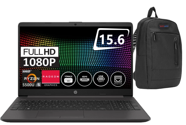 HP 255 G8 Amd Ryzen 5 5500U 64gb 512gb SSD 15.6 FHD Windows11Pro Taşınabilir Biligsayar W7N4W6AA42