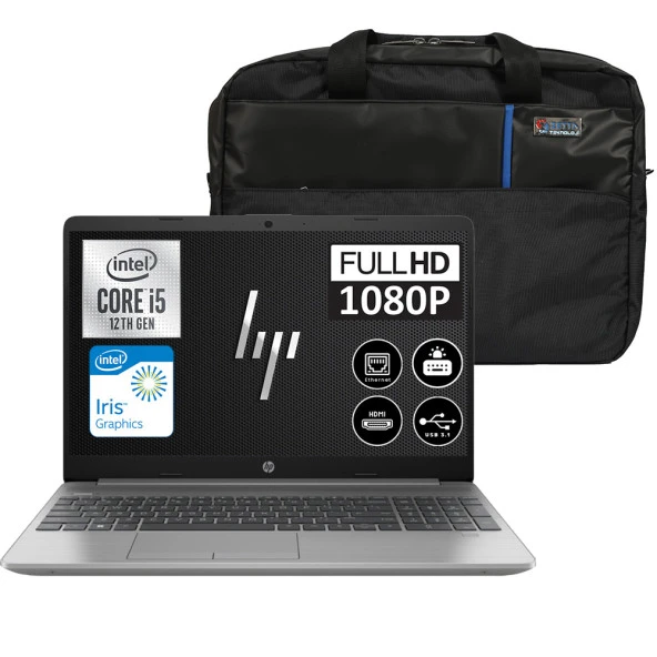 Hp 250 G9 Intel Core I5 1235U 64GB 512GB SSD 15,6" Fhd Freedos Taşınabilir Bilgisayar 6Q8M5ES14
