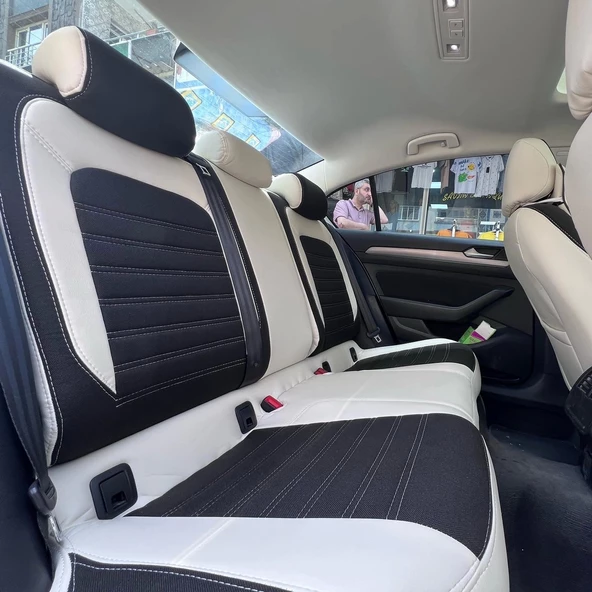 Volkswagen Passat B8 Araca Özel Dikim Koltuk Kılıfı - 9