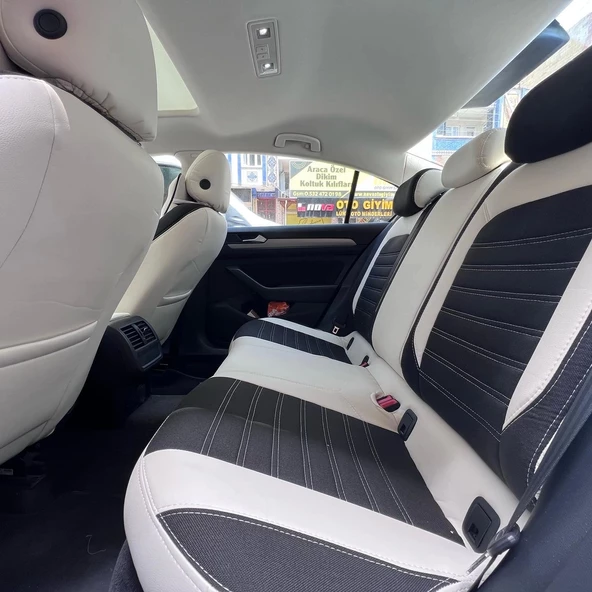 Volkswagen Passat B8 Araca Özel Dikim Koltuk Kılıfı - 6