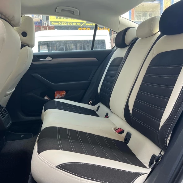 Volkswagen Passat B8 Araca Özel Dikim Koltuk Kılıfı - 10