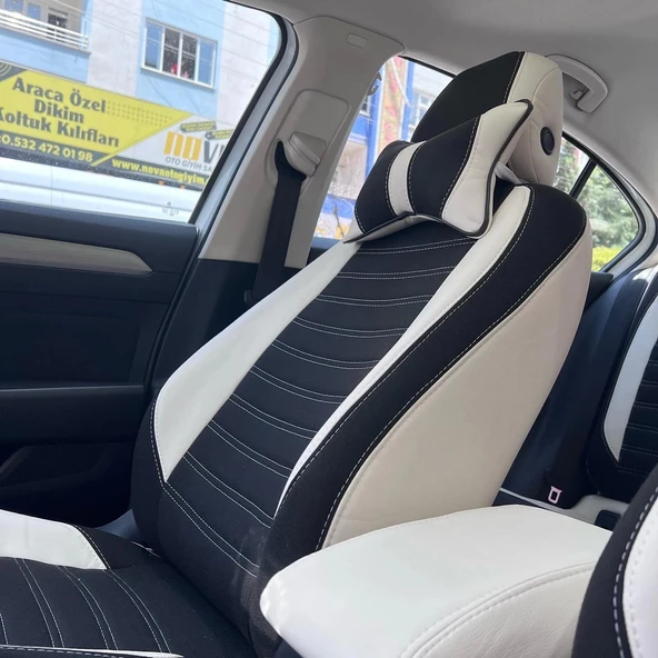 Volkswagen Passat B8 Araca Özel Dikim Koltuk Kılıfı - 5