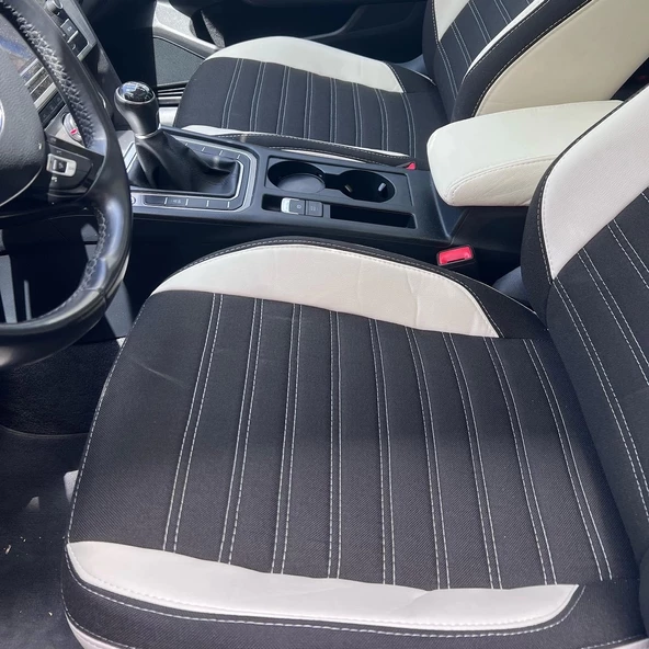 Volkswagen Passat B8 Araca Özel Dikim Koltuk Kılıfı - 8