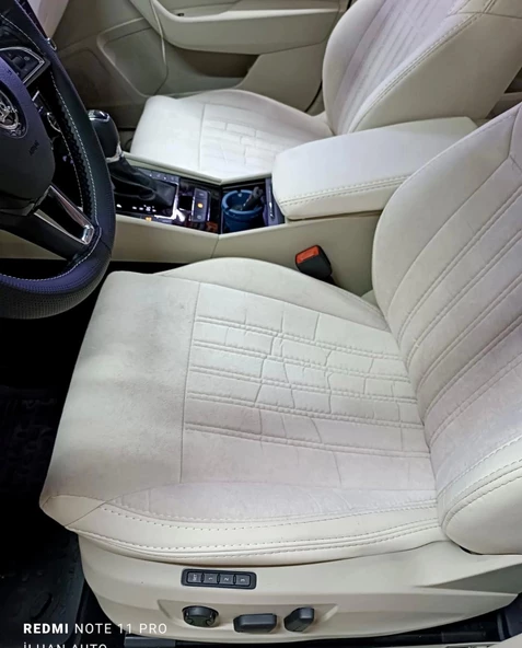 Skoda SuperB Araca Özel Dikim Koltuk Kılıfı ürün görseli 1