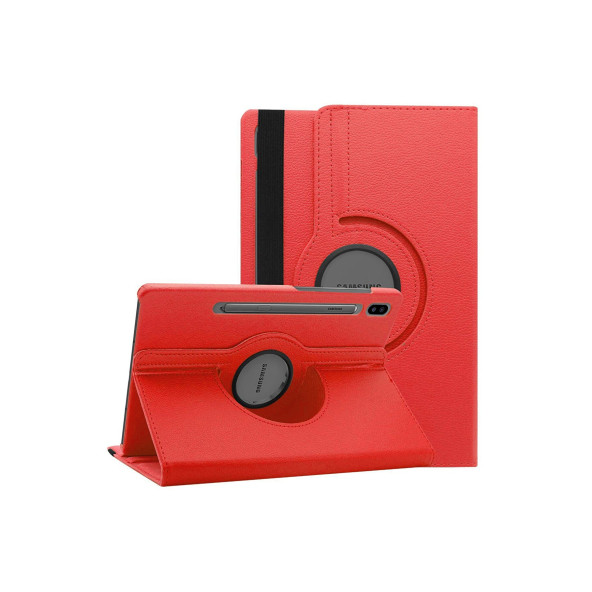 Samsung Galaxy Tab S7 Fe SM-T733 12.4" Tablet Uyumlu Kılıf 360° Yatay ve Dikey Kullanım Tablet Kılıfı - Resim 2