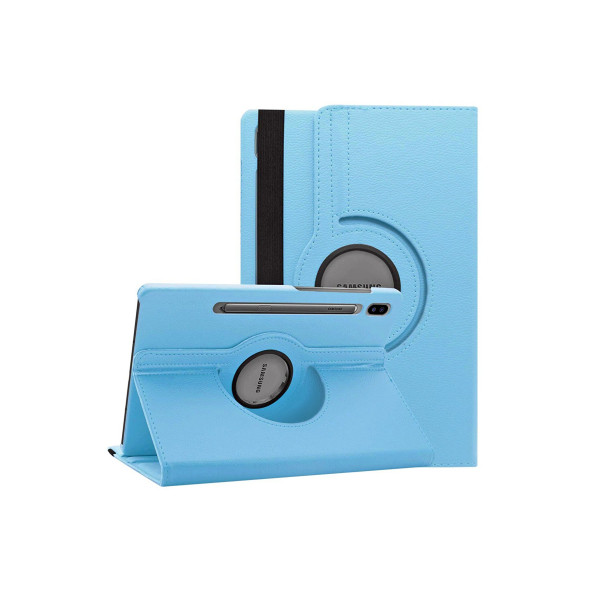 Samsung Galaxy Tab S7 Fe SM-T733 12.4" Tablet Uyumlu Kılıf 360° Yatay ve Dikey Kullanım Tablet Kılıfı - Resim 6