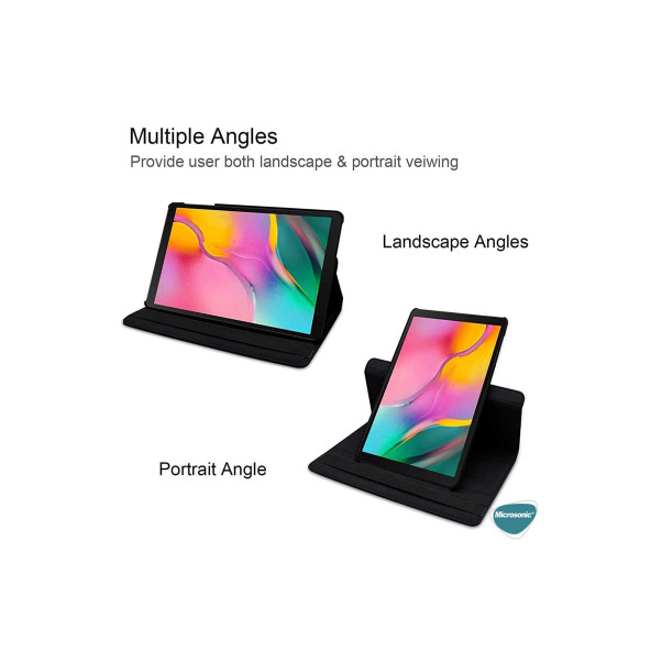 Samsung Galaxy Tab S7 Fe SM-T733 12.4" Tablet Uyumlu Kılıf 360° Yatay ve Dikey Kullanım Tablet Kılıfı - Resim 7
