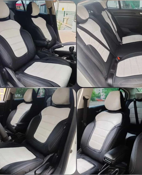Renault Megane 4 Araca Özel Dikim Koltuk Kılıfı - Resim 4