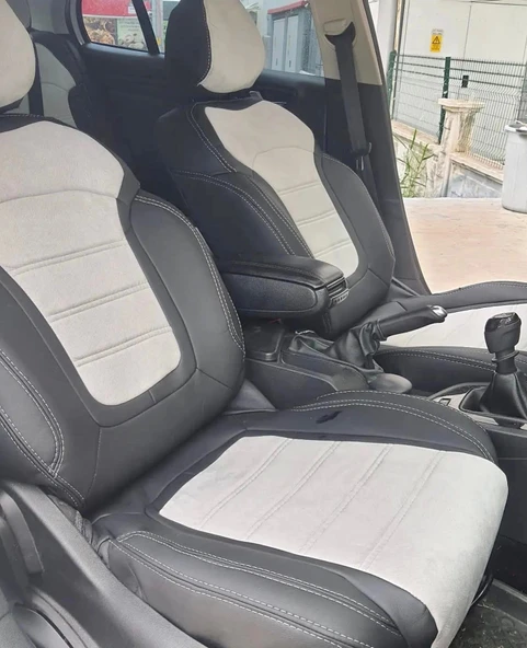 Renault Megane 4 Araca Özel Dikim Koltuk Kılıfı - Resim 8