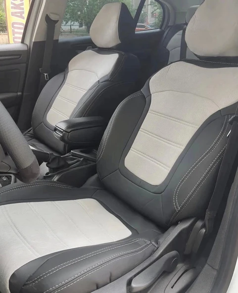 Renault Megane 4 Araca Özel Dikim Koltuk Kılıfı - Resim 7