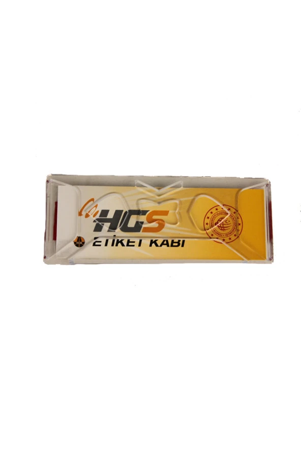 Hgs Etiket Kabı 2 Adet Yeni Model Etiketler Için (boy :11cm En :4cm ) 2 Adet
