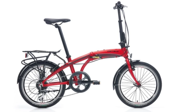 20J CARRARO FLEXI 108 KATLANIR BİSİKLET - KIRMIZI SİYAH BEYAZ
