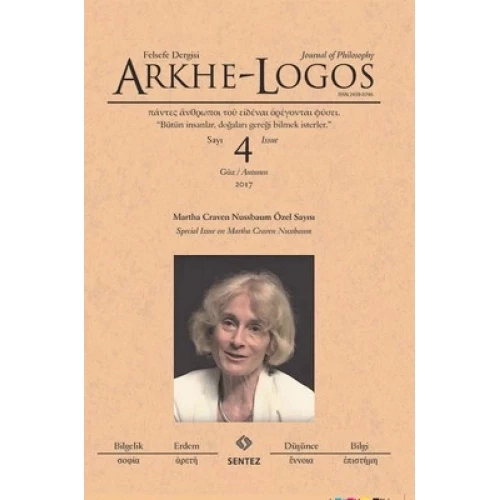 Arkhe-Logos Felsefe Dergisi Bahar Sayı:1 2016