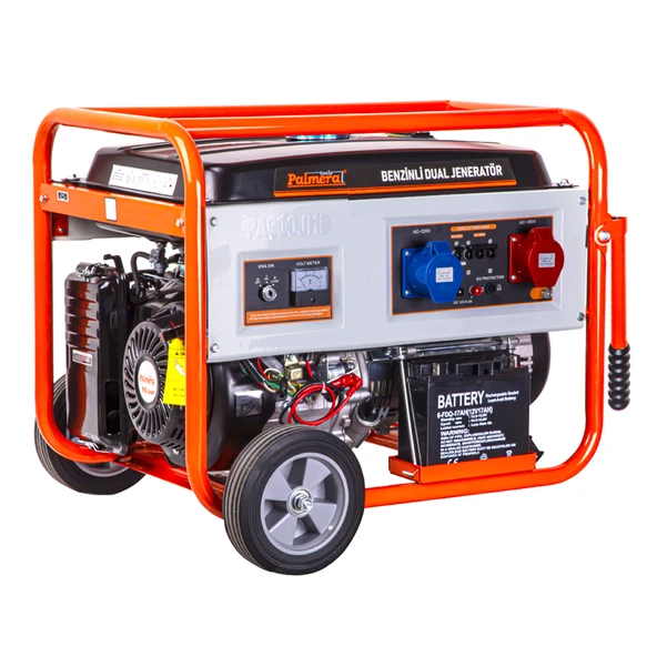 Palmera Pa900jmd Monofaze Ve Trifaze Marşlı Dual Benzinli Jeneratör 9,5 Kva - 1