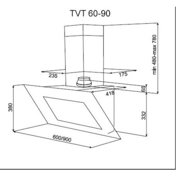TEKA TVT 60.1 SİYAH DAVLUMBAZ - 2