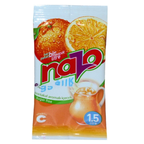 Nazo Portakal Aromali Icecek Tozu - 1