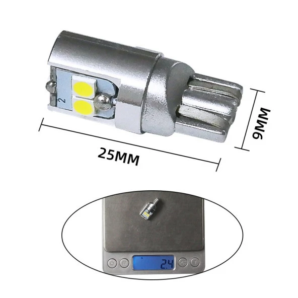 T10 dekoratif led ampul beyaz 12v canbus / LAAM954 - Resim 2