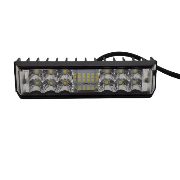 Space Offroad sis lambası turuncu-beyaz çakarlı  34 led 20w 12-30v adet/ LASS296-1 ürün görseli 1
