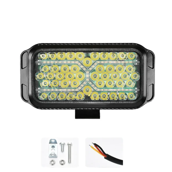 Space Sis lambası 24 cm beyaz-amber kayar sinyalli 12-80v adet   / LASS330 - Resim 3