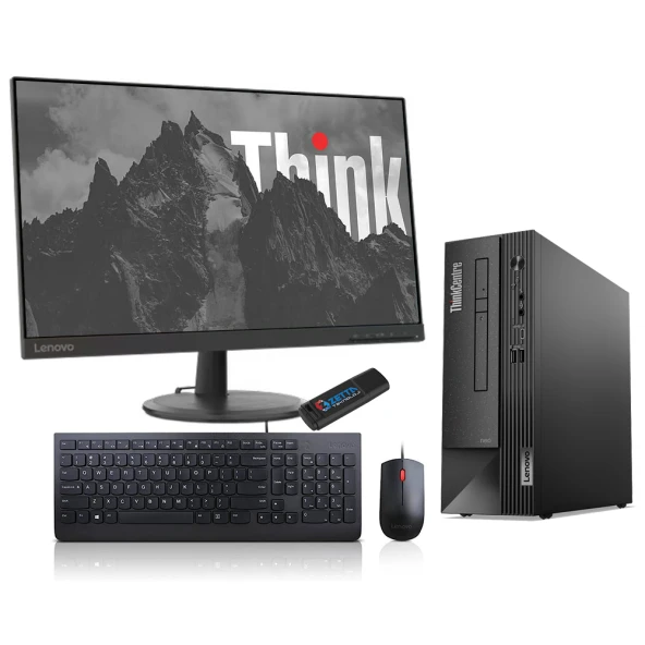 Lenovo Thinkcentre NEO 50S Intel Core i5 12400 16GB 512GB SSD Windows 11 Pro 21,5" MONİTÖR Masaüstü Bilgisayar 11T000ESTXMW04 + Zetta Flash Bellek
