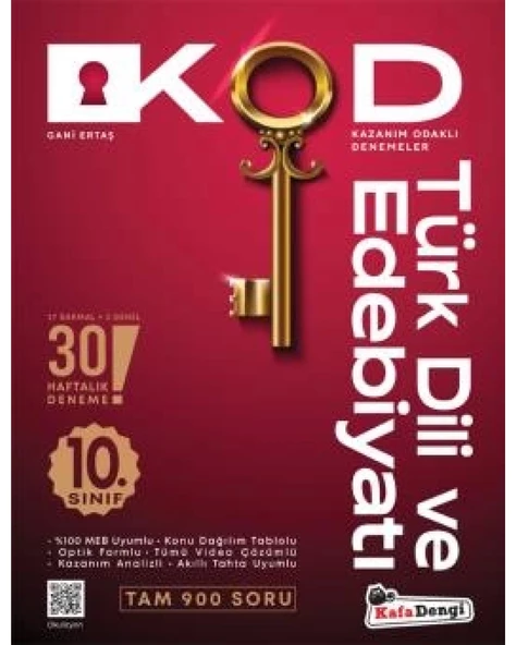 10. Sınıf KOD Türk Dili ve Edebiyatı Haftalık Sarmal Deneme