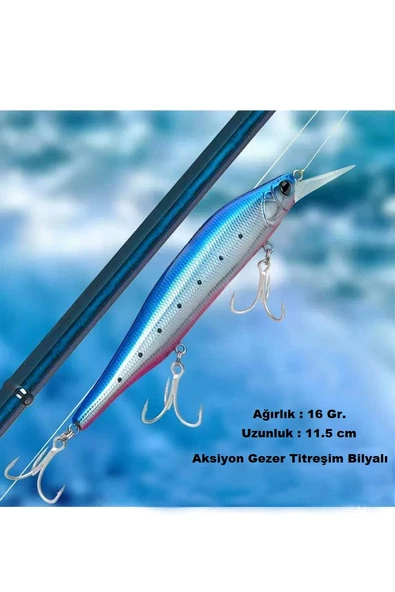 Rapala Lures Turna Levrek Lüfer Ailesi Rapala Lrf Avı Yapay Yem 16Gr. 11cm - Resim 2