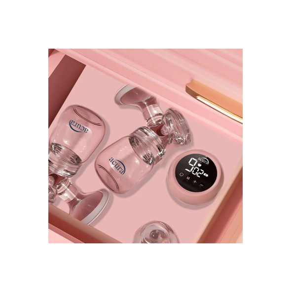 Acura AC-3020 Şarjlı LCD Ekranlı Biberon Özellikli Çiftli Göğüs Pompası - 2