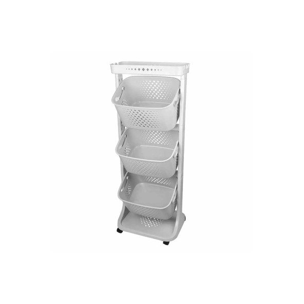 Üç Katlı Organizer Sepet - Sebzelik - 2