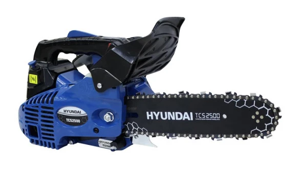 Hyundai TCS2500 Benzinli Motorlu Testere 30 cm Kılavuz, 1.2 HP Güç, Budama İçin Hafif ve Kompakt Tasarım - 2