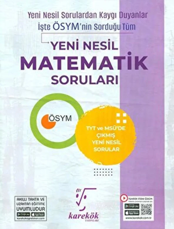 KAREKÖK TYT YENİ NESİL MATEMATİK SORULARI